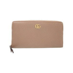 Gucci Marmont Leather Zip Wallet Long